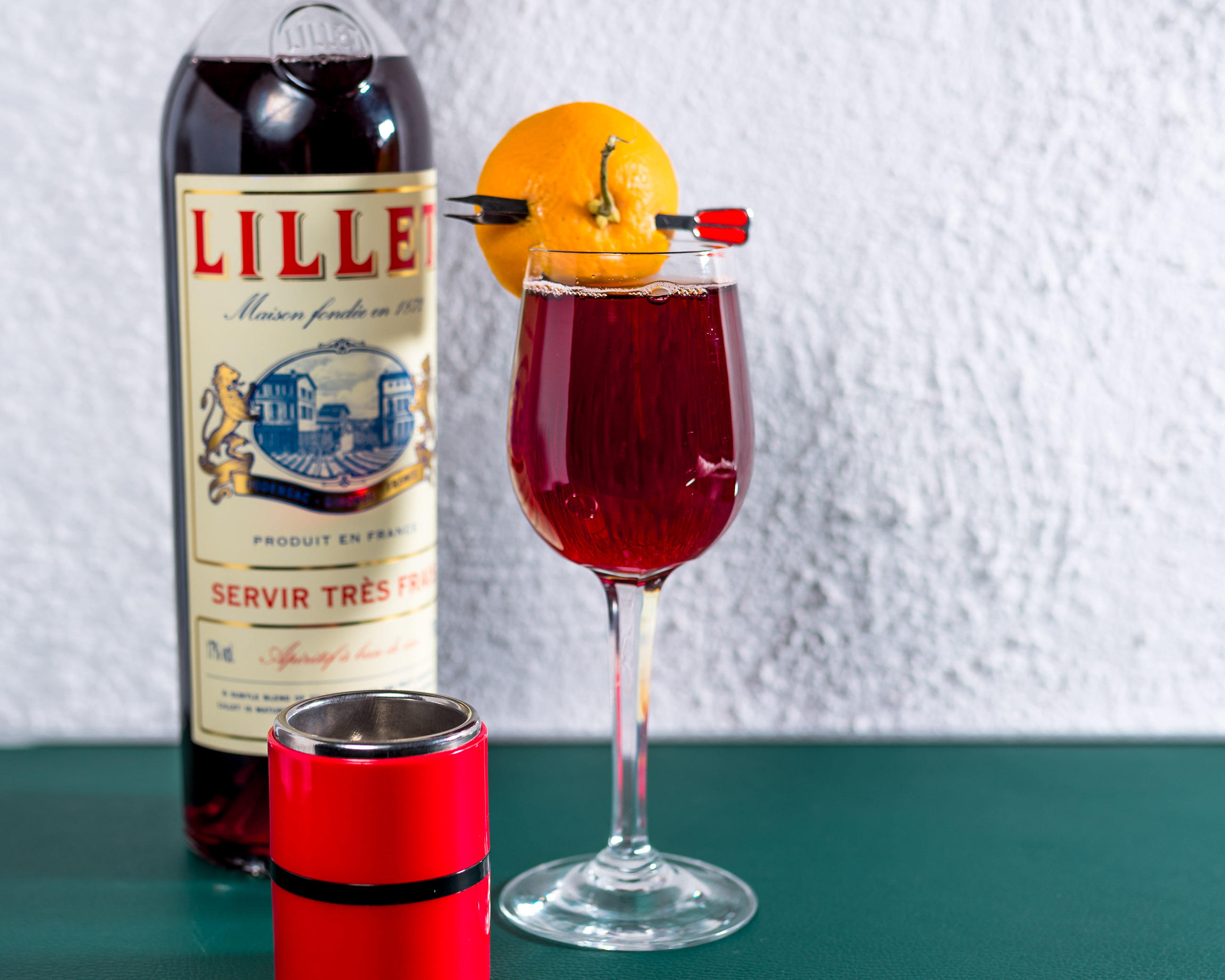 aperol, lillet rouge, sweet vermouth
